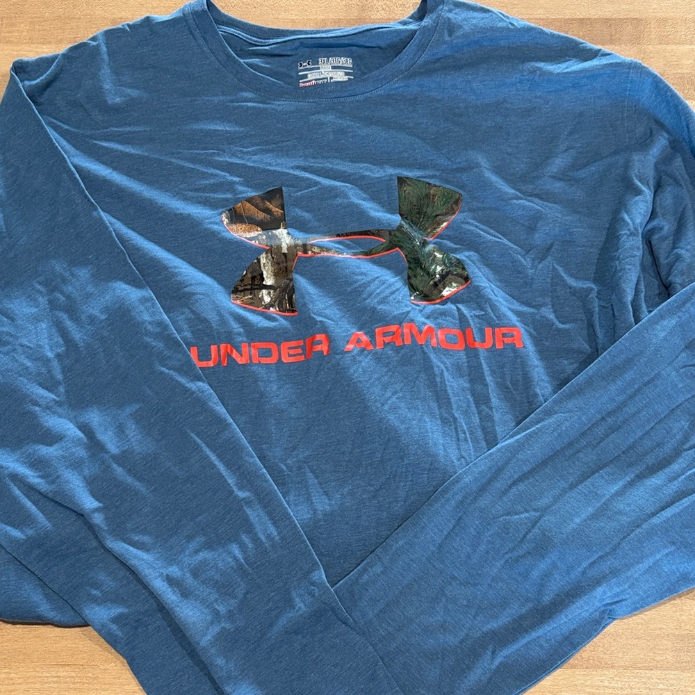Under Armour Blue Long Sleeve Tee